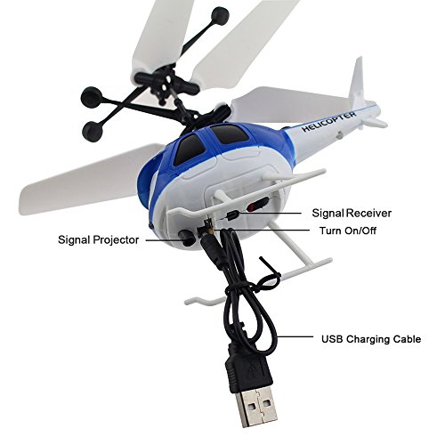 Tipmant Mini Infrared Induction Helicopters Hand Sensor Airplane Aircraft Kids Electric Toy Gift