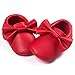 BENHERO Newborn Baby Boys Girls Soft Soled Tassel Bowknots Crib Infant Toddler Prewalker Moccasins Shoes（11cm, 0-6 Months Infant, 5107/Red