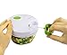 Kuuk Mini Pull Chopper Food Processor - Vegetable, Fruit, Garlic and Herb Slicer