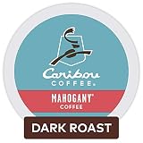 Caribou Coffee Single Serve Coffee K-Cup Pod, Dark Roast Coffee, Mahogany, 96 Count