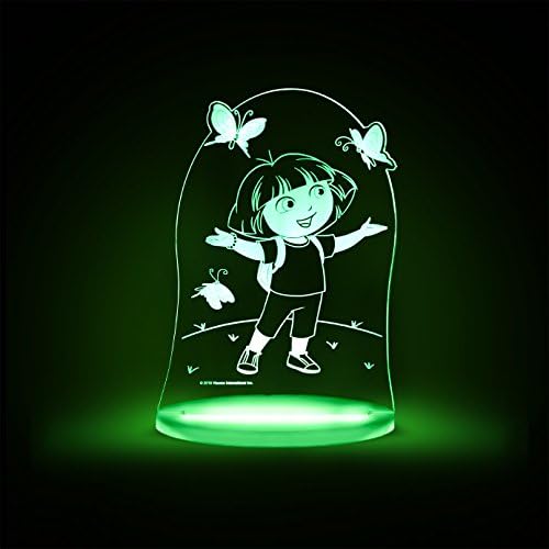 Total Dreamz Dora the Explorer and Butterflies Multicolored LED Night Light