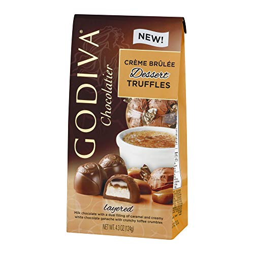 Godiva Chocolatier Crème Brulee Dessert Truffles Chocolate, 4.3 Oz. - Thumbnail 2