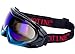 MOTINE Outdoor Sports Ski Goggles,UV Protection Windproof Ski Glasses for CS Army Tactical Military,Snowmobile,Bicycle,Motorcycle (Black&Blue)