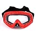 Motocross ATV Dirt Bike Ski Snowboard MX Goggles, Red