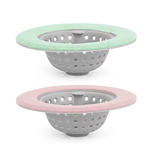 Silicone Sink Strainer,2 PCS Good Grips Silicone Kitchen Sink Strainer,Perfect Sink Strain