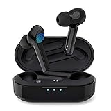 Wireless Earbuds, Double Main-Ears Connection, Bluetooth V5.0 Headset, One-Step Pairing with Touch-Control Operation, DSP and Dual-Mic Noise-Canceling Headphones, SEEYING JOWAY-H96 in-Ear Headphones