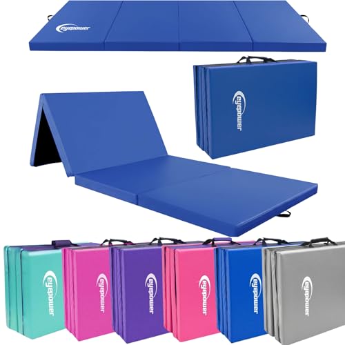 eyepower 180x60 Klappbare Turnmatte für Zuhause - Gymnastikmatte Dicke 5cm - Weichbodenmatte Klappbar - Turnmatte Outdoor Sport Matratze Sportmatte Kl