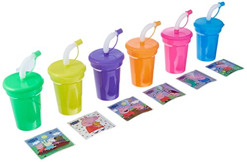 Rhode Island Novelty Neon Sipper Cups - 12 per order