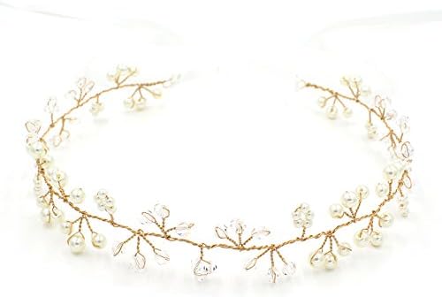 VANKOKO Wedding Hair Vine Bridal Twigs Vine Headpiece Wedding Hair Accessory