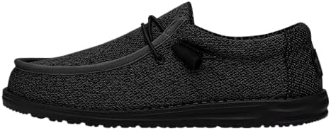 Hey Dude Men's Wally Sox Micro Total Black Size Men's Shoes