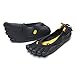 Vibram FiveFingers Women's Classic Barefoot Black/Black 43 & Toesock Bundle