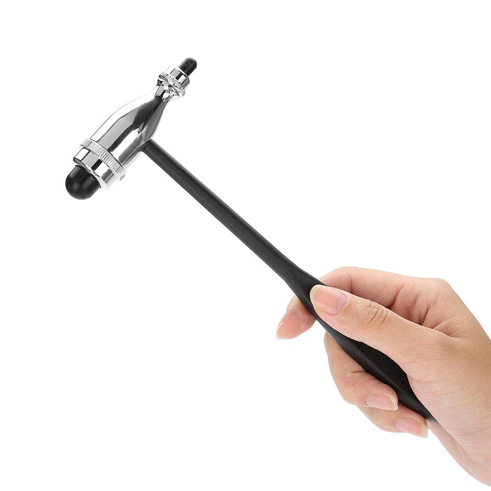 Uadme Professional Neurological Reflex Hammer, Multifunctional Tendon Hammer for Neuro Reflex Testing, Therapy Hammers for Cutaneous and Superficial Responses, for Doctor, Surgeons and Nurses