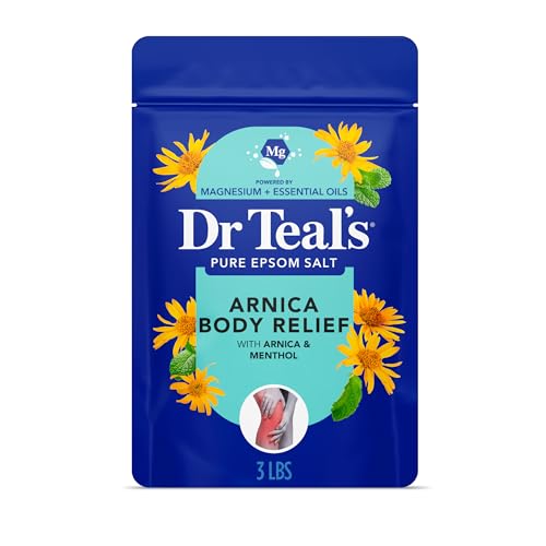 Dr Teal's Arnica Body Relief Epsom Salt Magnesium Soak with Menthol & Essential…