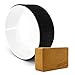 Shogun Sports Yoga Wheel. Improve Your Yoga Poses, Perfect for Stretching, Improving Flexibility and Backends. Yoga Wheel for Opening The Chest, Back Spine. 12″ x 5″ (Black & White + Yoga Block)thumb 1