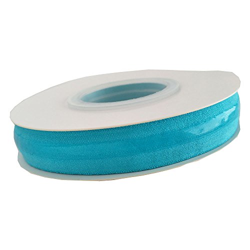 Silicone Elastic Tape 5/8' Width for Garment Accessory Turquoise- 5 Yards per Roll