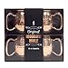 Handmade Hammered Copper Moscow Mule Mug 20-ounce, Set of 4