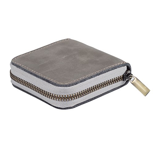 Abahub leather condom case/holder small zipper bag