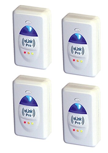 4 Pack eLink Pro Ultrasonic Pest Control Repeller Against Mouse, Rat and Insects with Built in Night Light