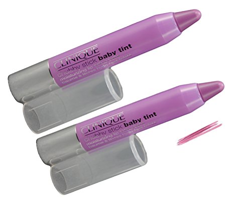 Clinique Chubby Stick Baby Tint Moisturizing Lip Colour Balm - 04 Flowering freesia - Duo Pack (0.04 oz X 2 = 0.08 oz / 2.4 g)