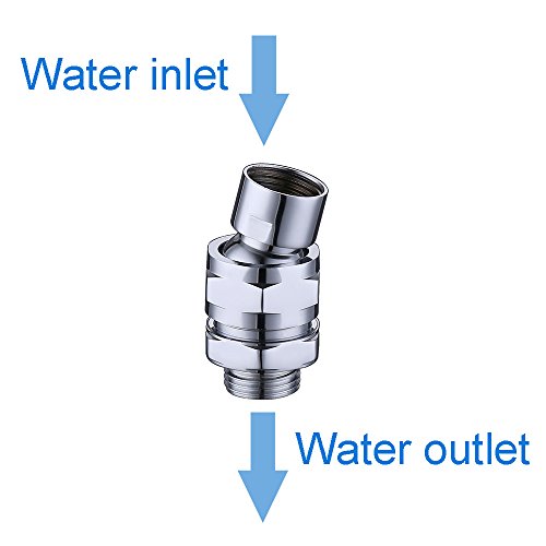 KES Shower Head Swivel Ball Adapter Brass Ball Joint Adjustable