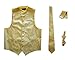 Amanti - Men's 4pc Set Paisley Tuxedo Vest Vest/Tie/Hanky/Bow Tie