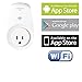 Ankuoo Smart Plug, WiFi Outlet Remote Control Smart Socket Compatible with Alexa, Google Home Wireless Remote Control and Timer, White