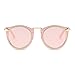 GAMT Polarized Round Sunglasses for Men Vintage Cat Eye Designer Pink