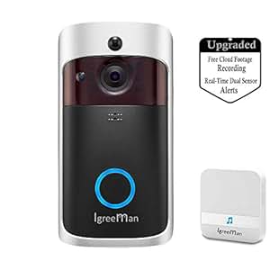 Amazon.com : Igreeman Smart Video Doorbell WiFi IP