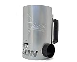 BBQ Dragon Chimney of Insanity Charcoal Starter - The Fastest and Easiest Charcoal Chimney Starter for BBQ Grills