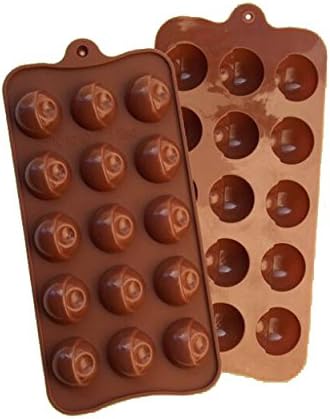 Funny Circle Eyeball Shape Chocolate Silicone Mold Baking Cake Decoration Mould