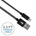Lightning Cable for iPhone 5 Pack (3.3 Feet) in Black, Purple, Blue, Yellow and Red - Cable w/ Lightning Connector - Lightning to USB cable / Cord for iPhone Compatible with iPhone 6 & 5