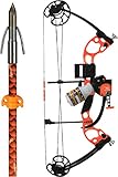 AMS Bowfishing 2017 Juice Bowfishing Kit With Orange Accent 50 lb With Muck Buster - Right Hand
