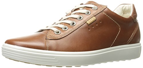ECCO Women's Women's Soft Fashion Sneaker, Mahogany, 39 EU/8-8.5 M US