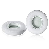 Solo 2.0 Wired Replacement Earpads, JARMOR Memory Foam Ear Cushion Cover for Beats Solo 2.0 Wired On Ear Headphones by Dr. Dre ONLY, (Does NOT FIT Solo 2.0/3.0 Wireless) (White)