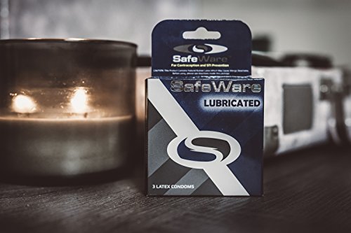 SafeWare Lubricated Condoms 36 Pack | Durable, Flexible, Silky Smooth, Comfy & Electronically Tested Latex Condoms | Enjoy Intense Intercourse, Protect Yourself & Achieve Contraception