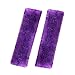 MLOVESIE 2 pcs Auto Seat Belt Shoulder Pads, 9.8 Inch Soft Faux Sheepskin for Comfortable Driving Travel Long Trip Camera, Messenger Bag, Guitar (Purple)