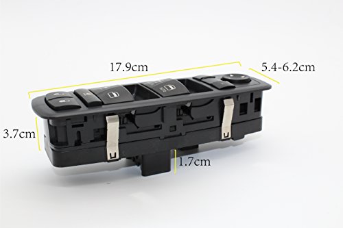 TAKPART Power Window Master Switch of Quad & Crew Cab Power for 2009-2012 Dodge Ram 1500 2500 3500 04602863AD