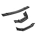 MotorFansClub 3pcs Front Bumper Lip Splitter fit for compatible with Infiniti Q50 sport 2014-2017 Trim Protection Splitter, Carbon Fiber