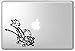 Calvin and Hobbes in Cart - Apple Macbook Laptop Vinyl Sticker Decal