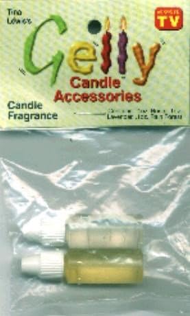 Gelly Candle Fragrance Assorted Bottle, 0.1-Ounce, Rose, Lavender and Rain Forest, 3-Pack