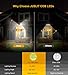 JUSLIT Motion Sensor Outdoor 74 Light Sources COB LED SOLAR LIGHT, Super Bright, with Wider-Angle Lighting Panel, Wireless Waterproof Security Lights for Garage, Pathways, Backyard(1PK)