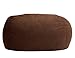 Big Joe Fuf Foam Filled Bean Bag Chair, Espresso Comfort Suede, XL