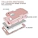 TOPSKY iPhone 7 Plus Case Three Layer Shockproof Heavy Duty High Impact Resistant Hybrid Protective Cover Case for Apple iPhone 7 Plus 5.5 inch,Rose Gold