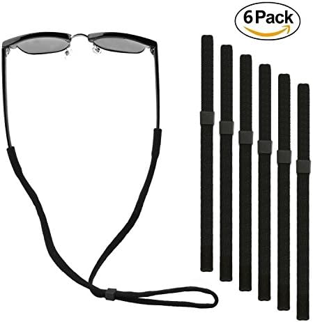 Glasses strap Sunglass Straps, We2U Eyewear Retainer Eyeglass Sunglasses Strap Sports Glasses Eyeglasses Sunglass Holder Strap, Pack of 6—Comfortable and Long Lasting—Secure All Types of Glasses