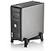 Halter LZ-401 PC Computer Stand Case Caddy for Desktop/Tower Cases with Adjustable Width and 4 Caster Rolling Wheels (1 Pack)