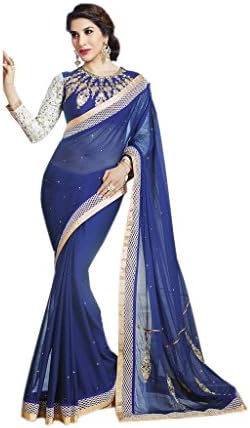 Rehsha Women's Indian Party Wear Pure Chiffon Saree