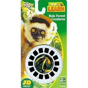 Jungle Animals of the Rain Forest - ViewMaster 3 Reel Set