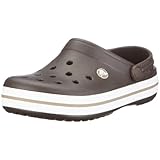 crocs Unisex Crocband Clog, Espresso, 8 US Men / 10 US Women