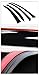 Topline Autopart Sun/Rain Guard Smoke Vent Shade Deflector Window Visors 4P 06-11 Honda Civic 4Dr