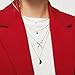 Luxcastle Coin Moon Multilayer Necklace Fashion Women Sequins Pendant Necklace Long Chain